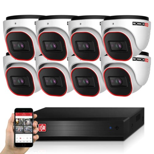 Provision AHD-23B Dome 8 security camera system Full HD 2MP