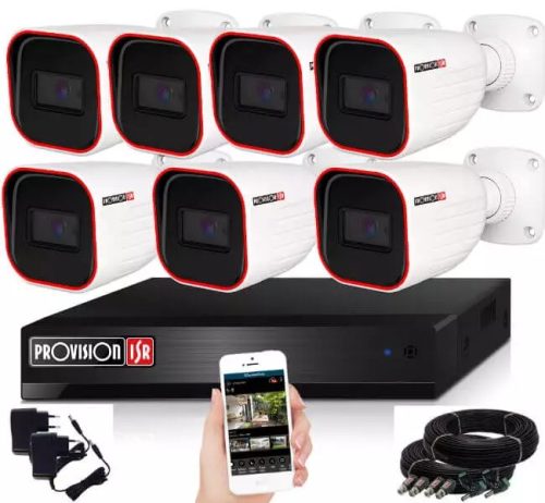 Provision AHD-36VF 7-camera CCTV system 2MP 5x ZOOM
