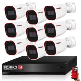 Provision AHD-36 9-camera surveillance system 2MP