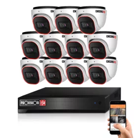 Provision AHD-36 Dome 11-camera security system 2MP 5x ZOOM