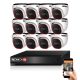 Provision AHD-36 Dome 12-camera CCTV system 2MP 5x ZOOM