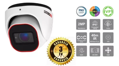 Provision AHD-36 Dome 16 camera surveillance system 2MP 5x ZOOM