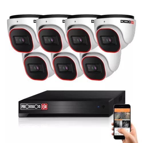 Provision AHD-36 Dome 7 Camera System 2MP 5x ZOOM