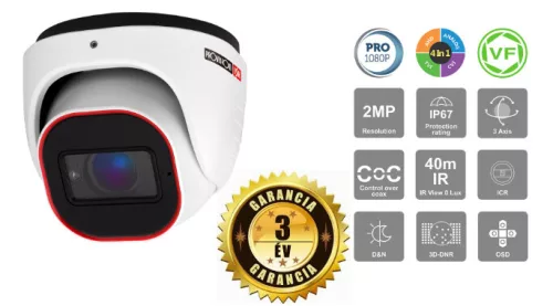 Provision AHD-36 Dome 7 Camera System 2MP 5x ZOOM