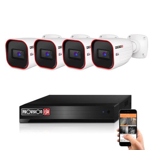 Provision 4 security camera IP camera system 2MP