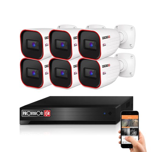Provision 6 security camera IP camera system 2MP