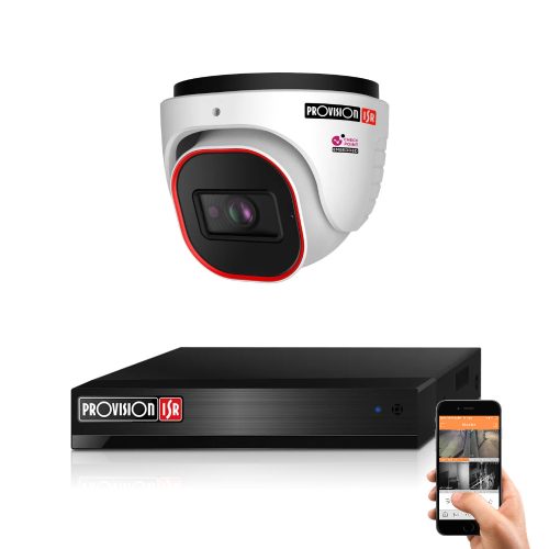 Provision 1 dome security IP camera system 2MP