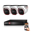 Provision 3 dome security camera IP camera system 2MP