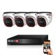 Provision 4 dome security camera IP camera system 2MP