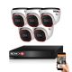 Provision 5 dome security IP camera system 2MP