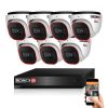 Provision 7 dome security IP camera system 2MP