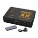 RM309 4K HDMI switch with 3 inputs and remote control