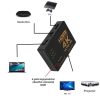 RM309 4K HDMI switch with 3 inputs and remote control