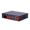 Safire SF-SW1008HIPOE-H-120 10 portos Hi-PoE switch, 8x PoE + 2x Gigabit uplink, 120W