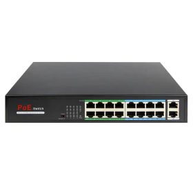 SW-16-POE-SWITCH-Data Transmission for IP Camera Systems