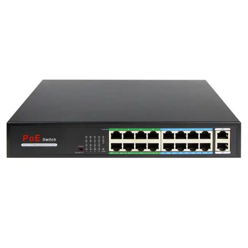 SW-16-POE-SWITCH-Data Transmission for IP Camera Systems