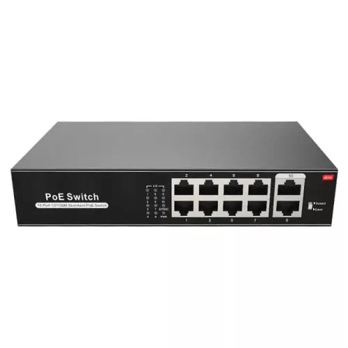 SW-8-POE-SWITCH: Optimized Power and Data Transmission for IP Camera Systems