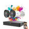 Uniview 2-camera IP surveillance system 4MP with color night vision