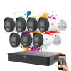 Uniview 7-camera IP CCTV system with 4MP colour night vision