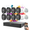 Uniview 8-channel IP camera system with 4MP cameras and color night vision