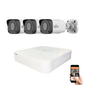 Uniview 3 security camera IP system 4MP