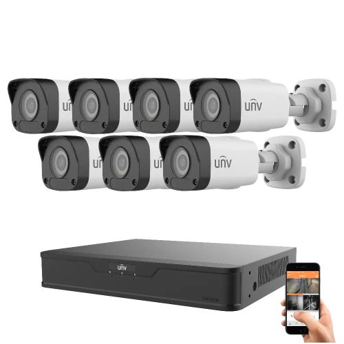 Uniview 7-camera IP security system 4MP