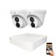 Uniview 2 dome camera IP surveillance system 4MP