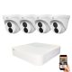 Uniview 4-dome IP camera system 4MP