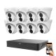 Uniview 8 dome camera IP surveillance system 4MP