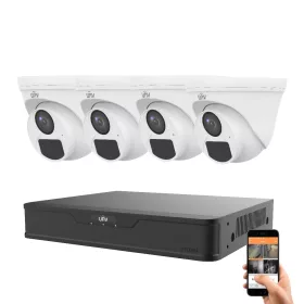Uniview 4 security dome camera system 5MP