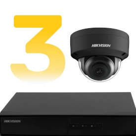 3 IP camera system kit