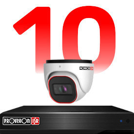 10 camera CCTV system kit