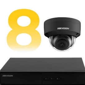 8 IP camera system kit
