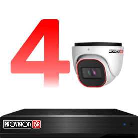 4 camera CCTV system kit