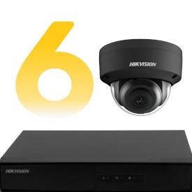 6 IP camera system kit