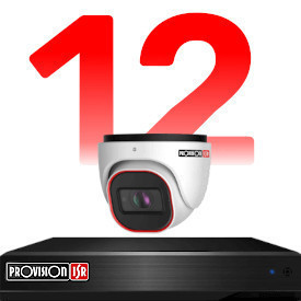 12 camera CCTV system kit