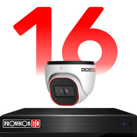 16 camera CCTV system kit