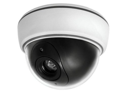 Dome Illusion Dummy Camera Plus Flashing Warning LED