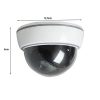 Dome Illusion Dummy Camera Plus Flashing Warning LED